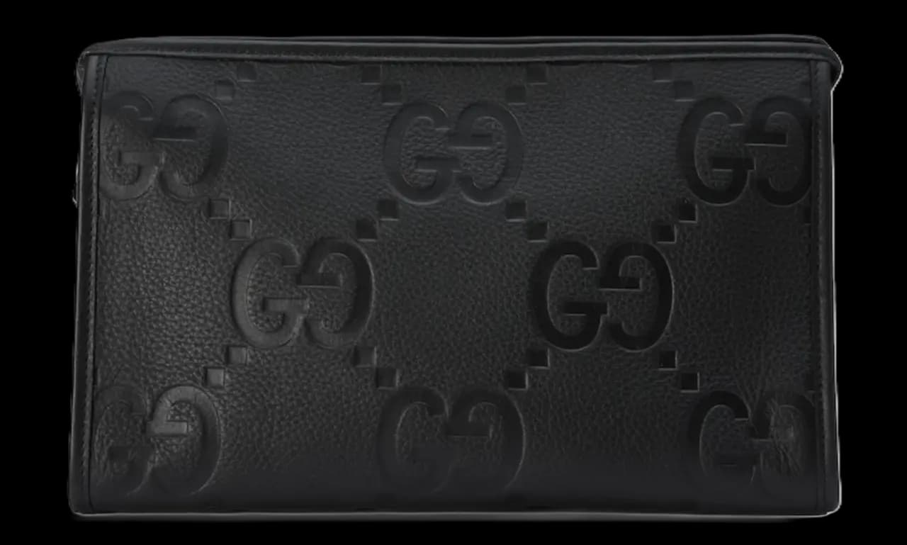 Túi Gucci Jumbo GG Pouch 'Black' 739490-AABY0-1000 Túi Gucci Jumbo GG Pouch 'Black' 739490-AABY0-1000
