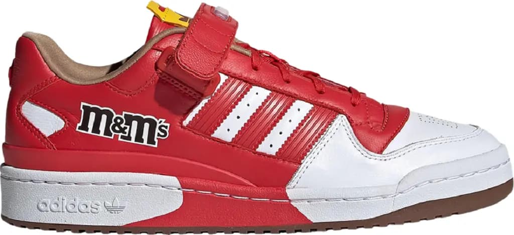 Giày Adidas Forum 84 Low x M&M 'Red' GZ1935 Giày Adidas Forum 84 Low x M&M 'Red' GZ1935