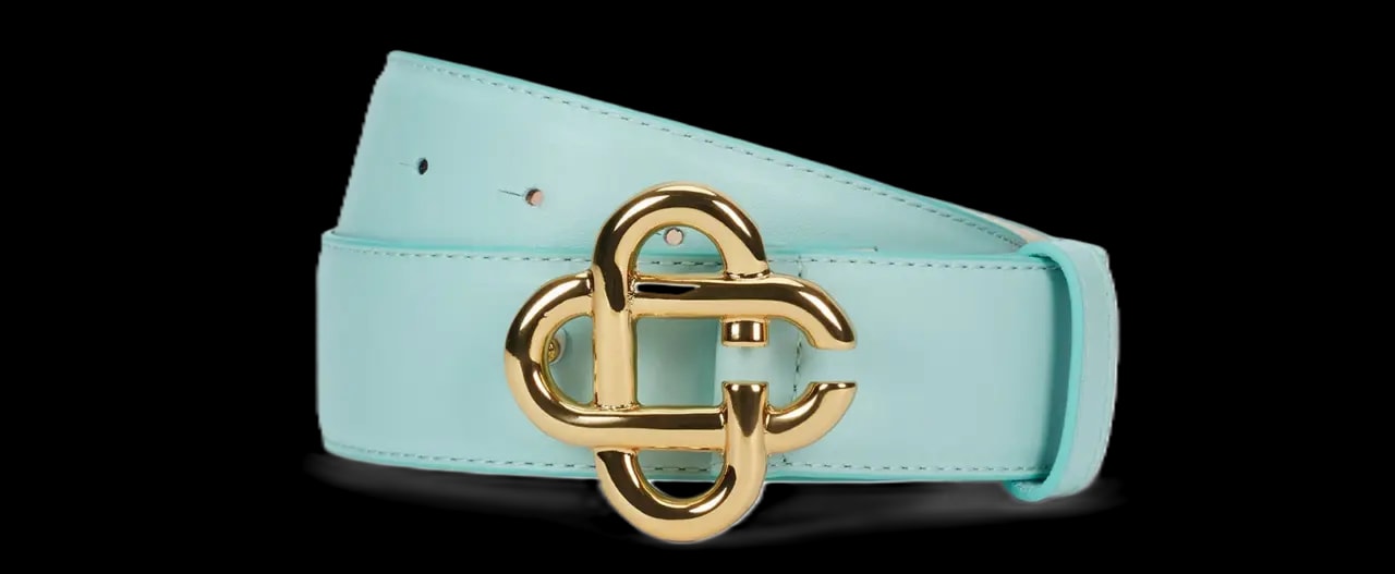 Thắt Lưng Casablanca Leather 'Light Blue' AF22-ACC-012-07 Thắt Lưng Casablanca Leather 'Light Blue' AF22-ACC-012-07