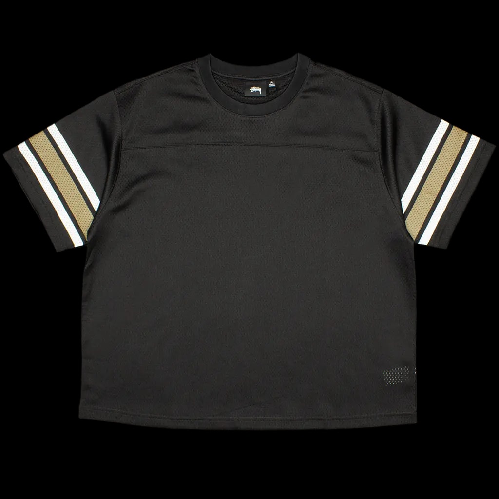 Áo Stussy Surfman Mesh Football Jersey 'Black' — kich-thuoc: L Áo Stussy Surfman Mesh Football Jersey 'Black' — kich-thuoc: L