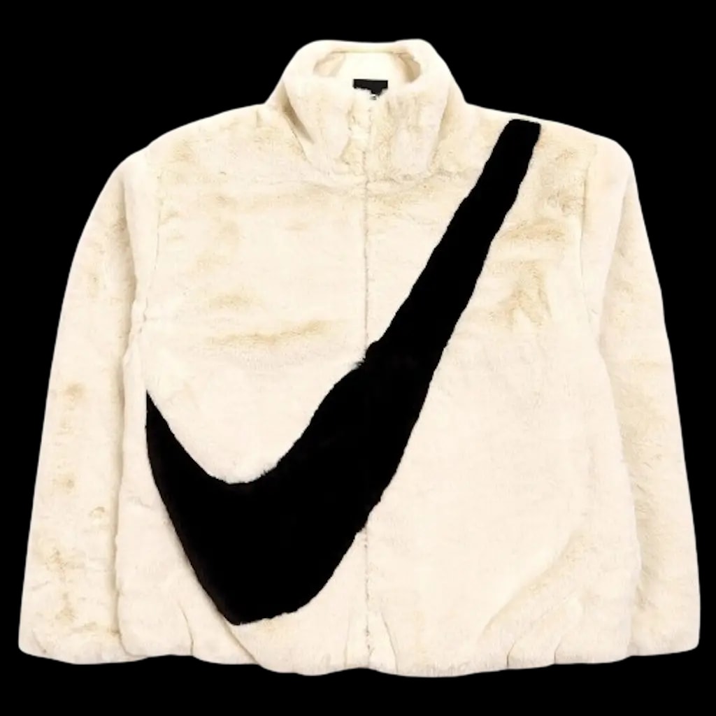 Áo Nike NSW Sportswear Faux Fur Jacket 'White' DM1759-238 — kich-thuoc: L Áo Nike NSW Sportswear Faux Fur Jacket 'White' DM1759-238 — kich-thuoc: L