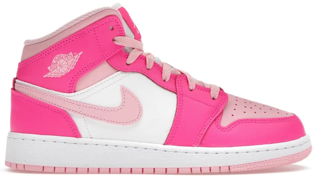 Giày Nike Air Jordan 1 Mid GS 'Fierce Pink' FD8780-116 Giày Nike Air Jordan 1 Mid GS 'Fierce Pink' FD8780-116