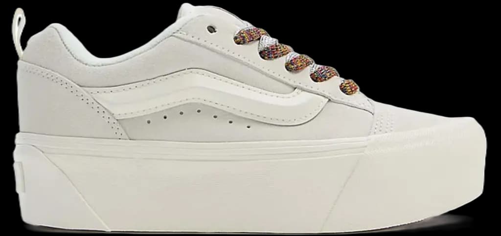 Giày Vans Knu Stack 'White Multi Color Laces' VN000CRS448 Giày Vans Knu Stack 'White Multi Color Laces' VN000CRS448