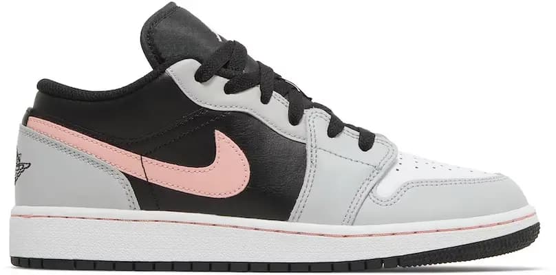 Giày Nike Air Jordan 1 Low GS 'Black Grey Pink' 553560-062 Giày Nike Air Jordan 1 Low GS 'Black Grey Pink' 553560-062
