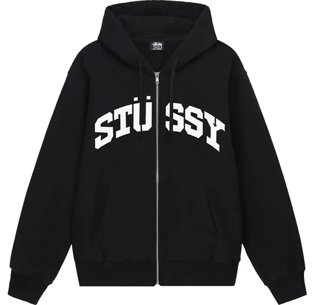 Áo Stussy Block Sport Zip Hoodie 'Black' 1974910 — kich-thuoc: L Áo Stussy Block Sport Zip Hoodie 'Black' 1974910 — kich-thuoc: L