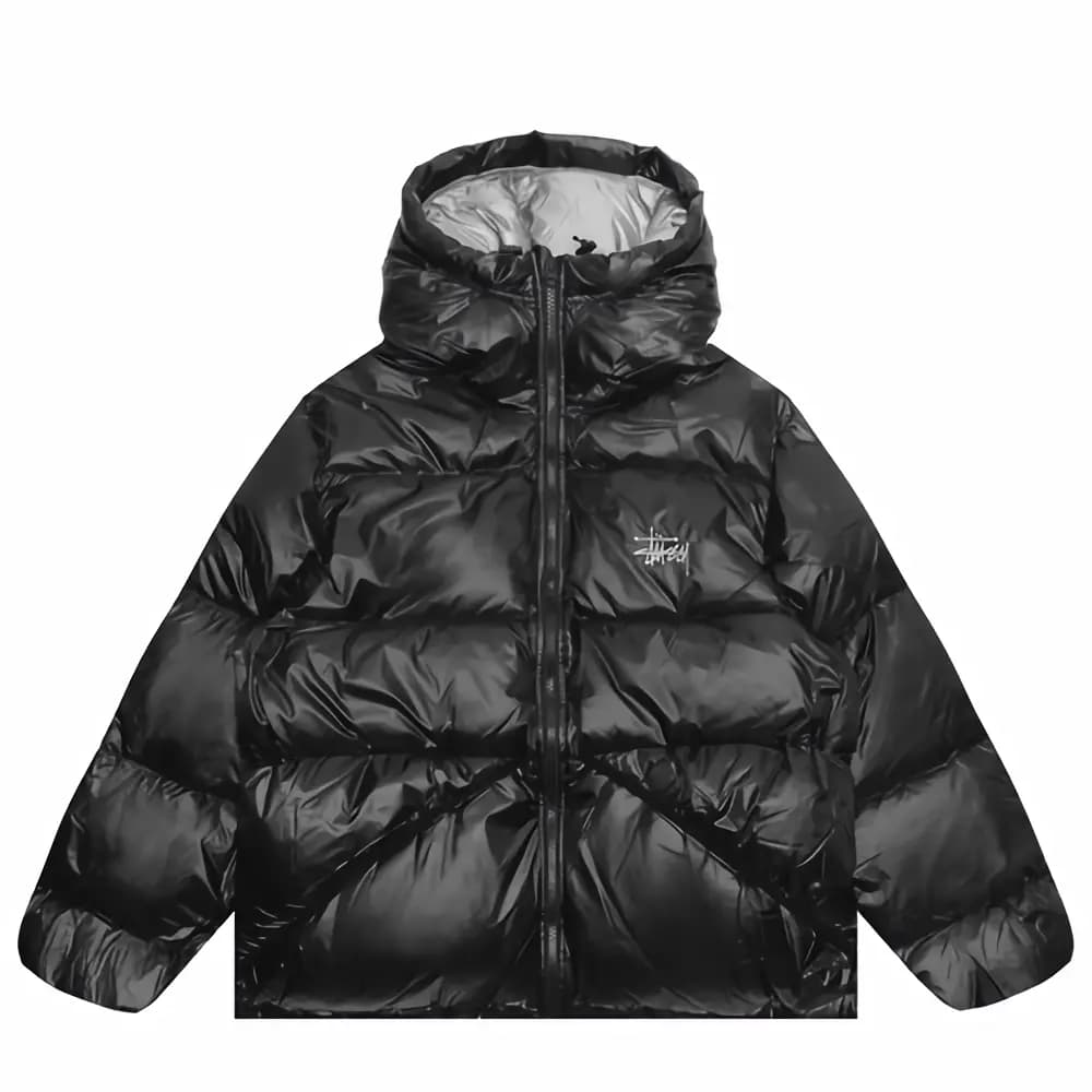 Áo Stussy Down Parka Micro Ripstop Phantom 'Black' 115685 Áo Stussy Down Parka Micro Ripstop Phantom 'Black' 115685