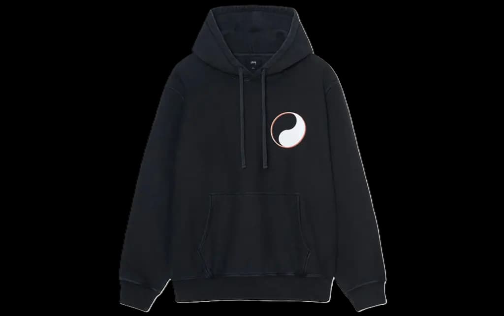 Áo Stussy x Our Legacy Drop Shadow Pigment Dyed Hoodie 'Black' Áo Stussy x Our Legacy Drop Shadow Pigment Dyed Hoodie 'Black'