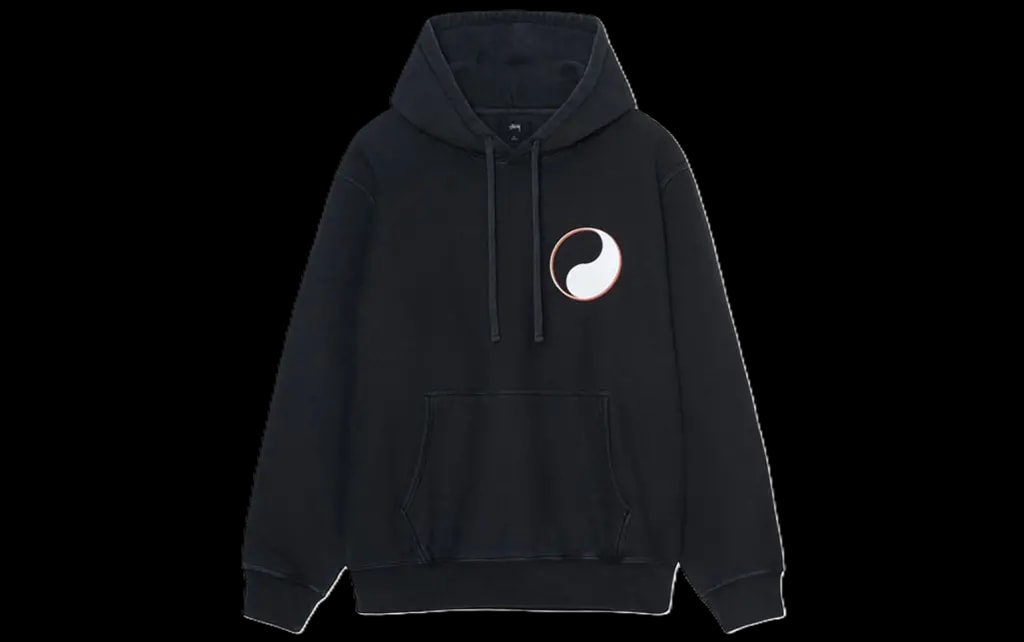 Áo Stussy x Our Legacy Drop Shadow Pigment Dyed Hoodie 'Black' — kich-thuoc: S Áo Stussy x Our Legacy Drop Shadow Pigment Dyed Hoodie 'Black' — kich-thuoc: S