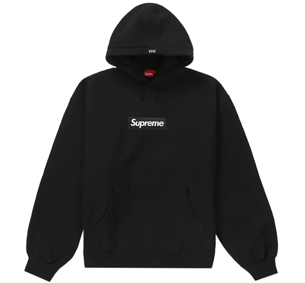 Áo Supreme Box Logo Hooded Sweatshirt 'Black' 23FW Áo Supreme Box Logo Hooded Sweatshirt 'Black' 23FW