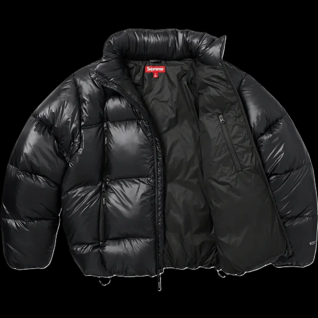 Áo Supreme Featherweight Down Puffer Jacket 'Black' 23FW Áo Supreme Featherweight Down Puffer Jacket 'Black' 23FW