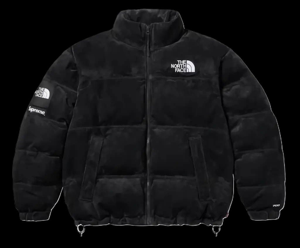 Áo Supreme x The North Face Suede Nuptse Padded Jacket 'Black' NF0A875NO9Y — kich-thuoc: L Áo Supreme x The North Face Suede Nuptse Padded Jacket 'Black' NF0A875NO9Y — kich-thuoc: L