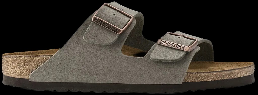 Dép Birkenstock Arizona Birko-Flor Nubuk 'Stone' 0151211 — kich-thuoc: 41 Dép Birkenstock Arizona Birko-Flor Nubuk 'Stone' 0151211 — kich-thuoc: 41