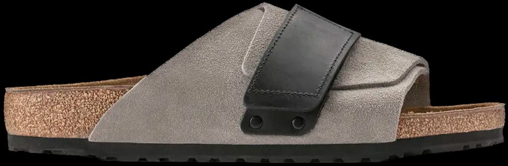 Dép Birkenstock Kyoto Nubuck Suede 'Gray' 1022352 Dép Birkenstock Kyoto Nubuck Suede 'Gray' 1022352