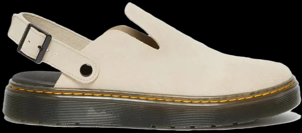 Dép Dr.Martens Carlson Suede Casual Mules 'White' 27410268 Dép Dr.Martens Carlson Suede Casual Mules 'White' 27410268