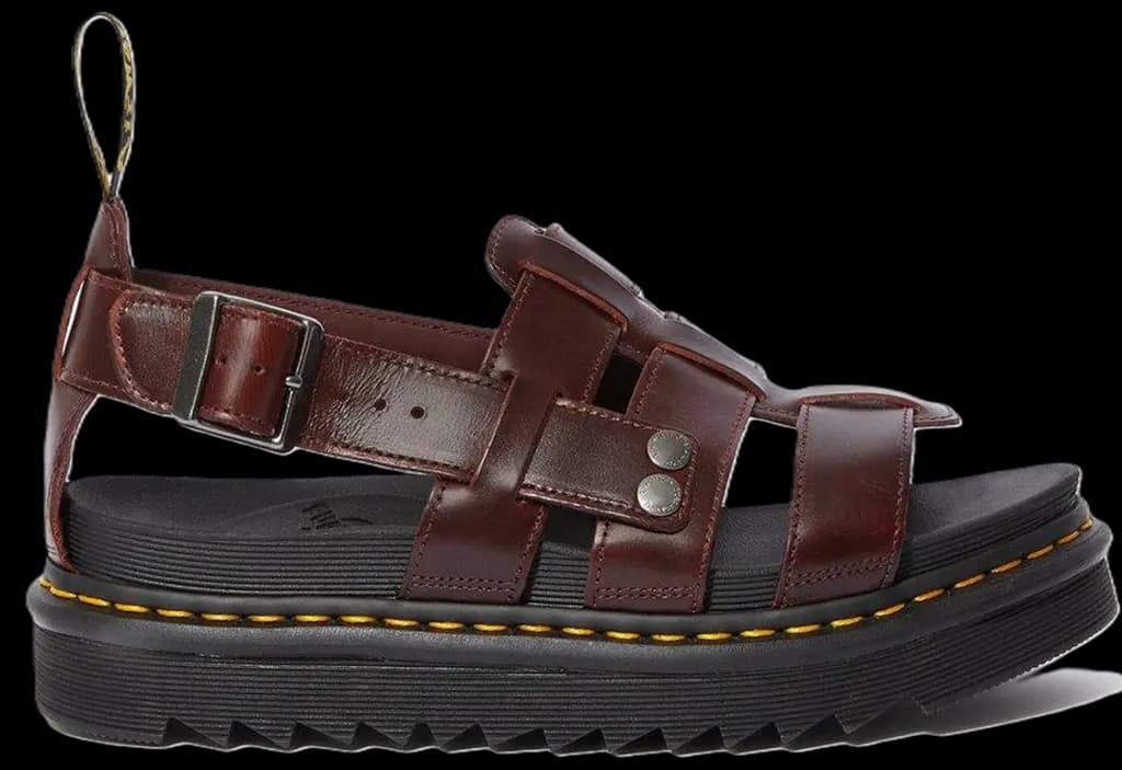 Dép Dr.Martens Terry Leather Strap 'Brown' 23521211 Dép Dr.Martens Terry Leather Strap 'Brown' 23521211