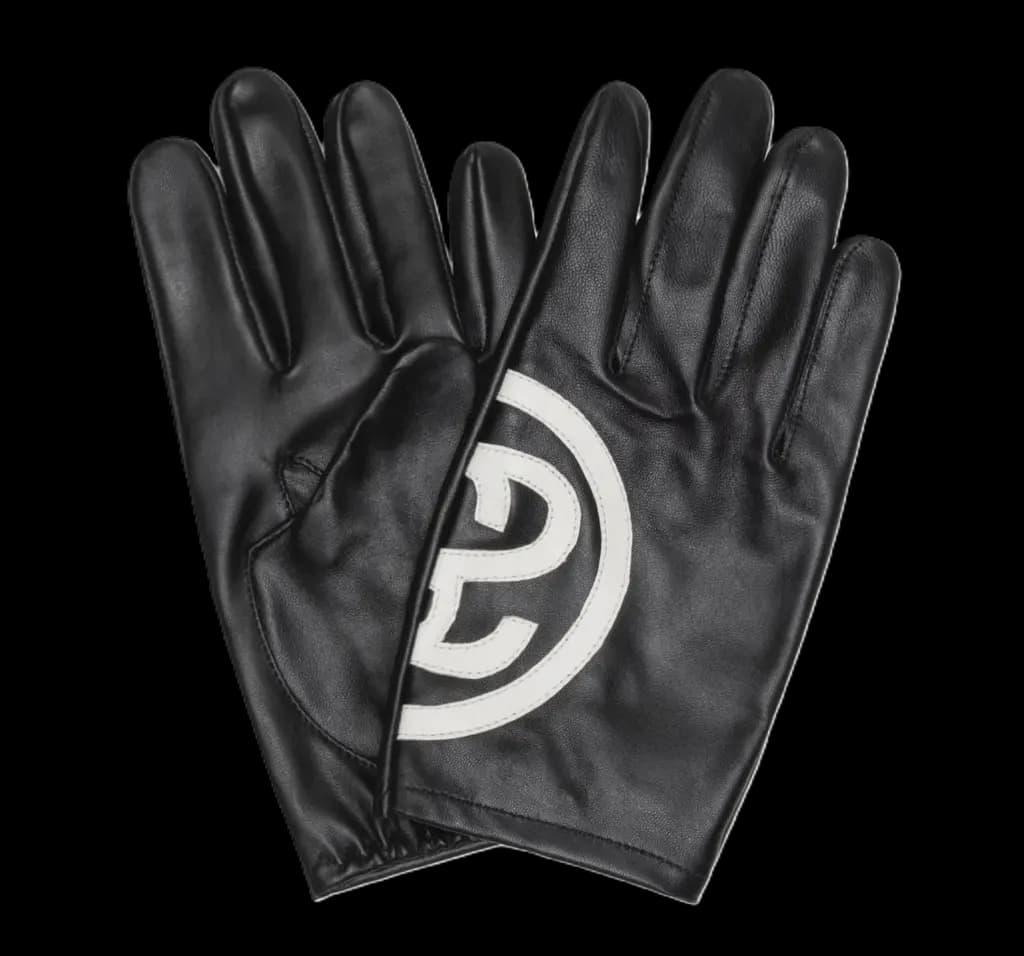 Găng Tay Stussy SS Link Leather Gloves 'Black' 138902 Găng Tay Stussy SS Link Leather Gloves 'Black' 138902