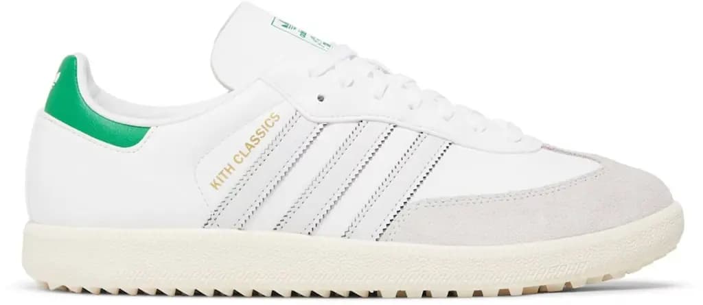 Giày Adidas x Kith Samba Spikeless Golf 'White Green' IG5711 Giày Adidas x Kith Samba Spikeless Golf 'White Green' IG5711