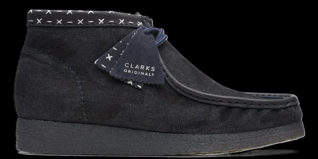 Giày Clarks Originals Wallabee 'Denim Blue' 26168811 Giày Clarks Originals Wallabee 'Denim Blue' 26168811