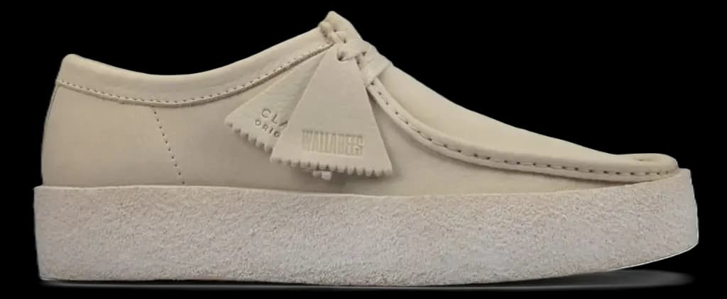 Giày Clarks Originals Wallabee 'White Nubuck' 26158153 Giày Clarks Originals Wallabee 'White Nubuck' 26158153