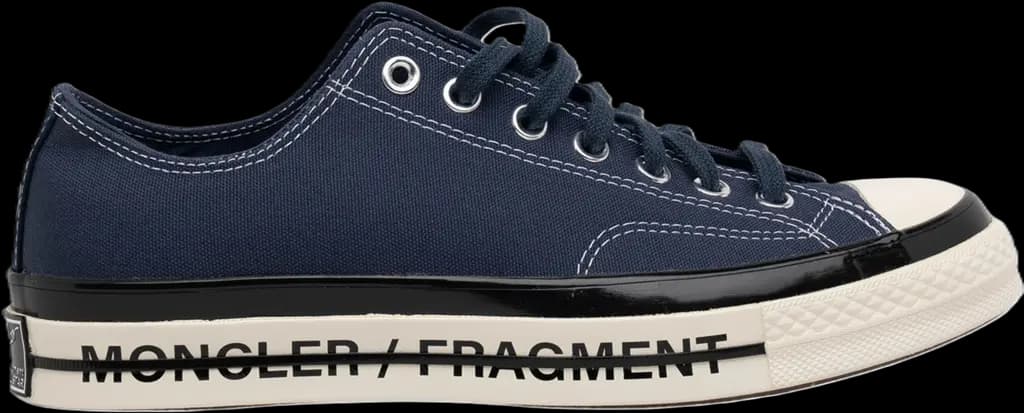 Giày Converse x Fragment Design x Moncler Chuck 70 Low 'Insignia Blue' 172323C Giày Converse x Fragment Design x Moncler Chuck 70 Low 'Insignia Blue' 172323C