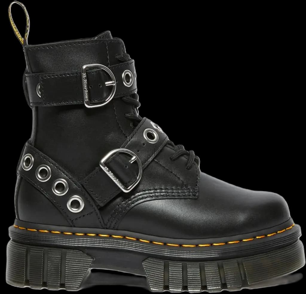 Giày Dr.Martens Audrick Hardware Leather 'Black' 27356001 Giày Dr.Martens Audrick Hardware Leather 'Black' 27356001