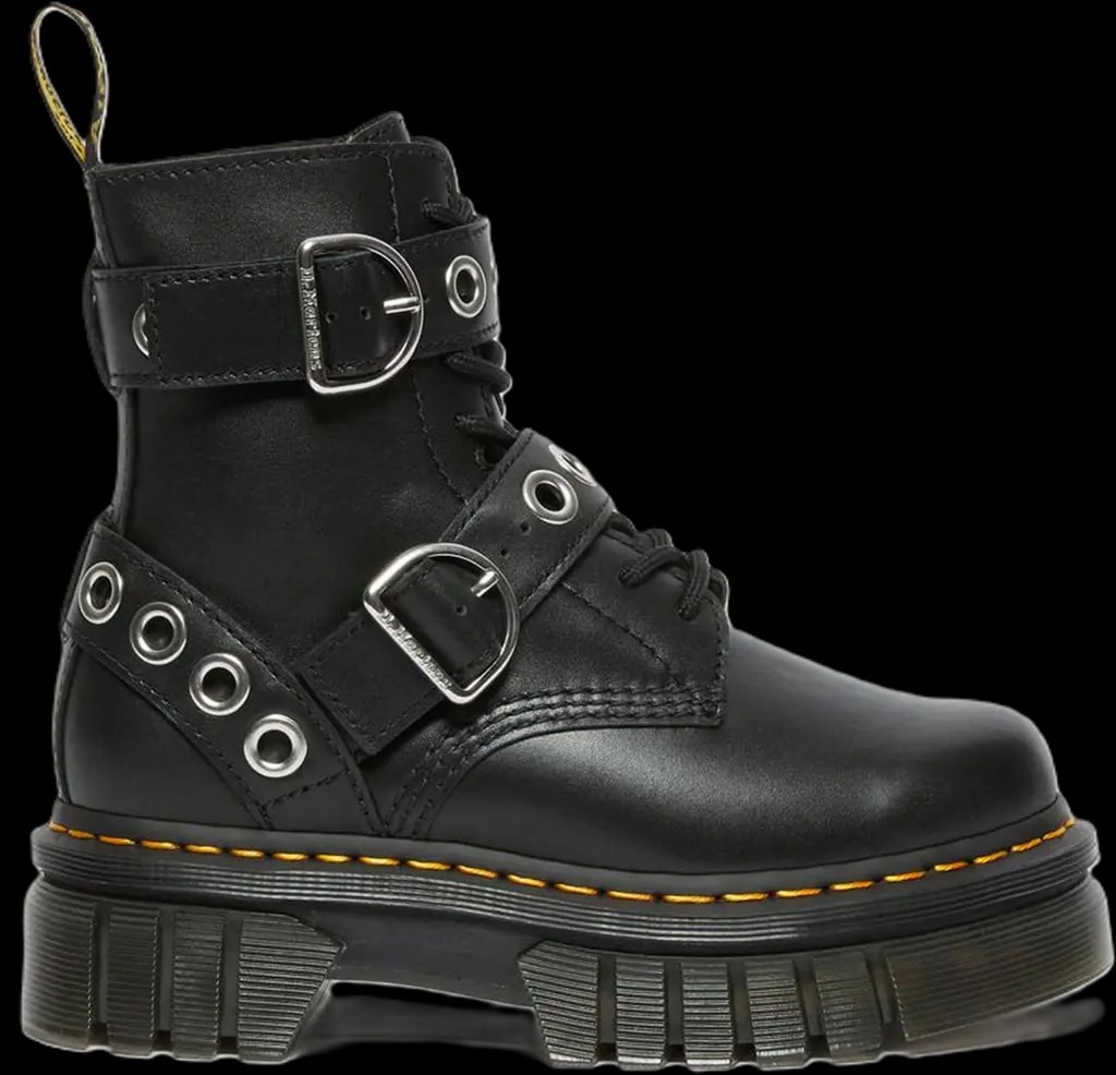 Giày Dr.Martens Audrick Hardware Leather 'Black' 27356001 — kich-thuoc: 36 Giày Dr.Martens Audrick Hardware Leather 'Black' 27356001 — kich-thuoc: 36