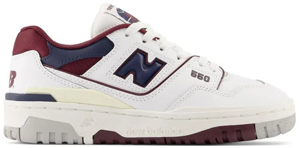 Giày New Balance 550 'White Burgundy Navy' GSB550CR Giày New Balance 550 'White Burgundy Navy' GSB550CR