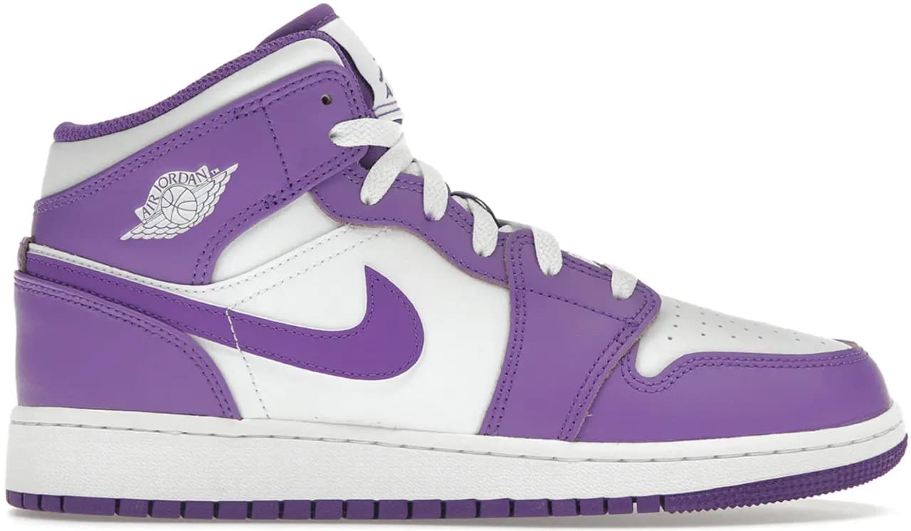 Giày Nike Air Jordan 1 Mid GS 'Purple Venom' DQ8423-511 Giày Nike Air Jordan 1 Mid GS 'Purple Venom' DQ8423-511