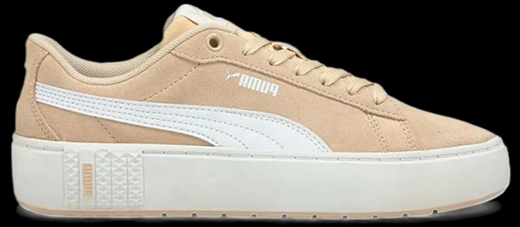 Giày Puma Smash Platform V2 Suede 'Khaki White' 373037-06 Giày Puma Smash Platform V2 Suede 'Khaki White' 373037-06