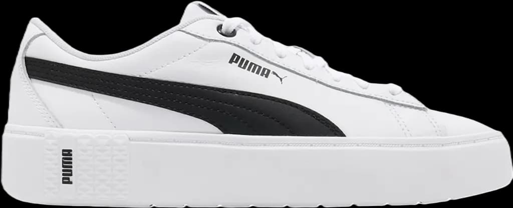 Giày Puma Smash Platform V2 'White Black' 373035-02 Giày Puma Smash Platform V2 'White Black' 373035-02
