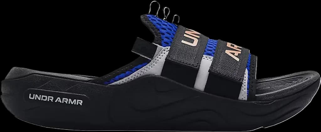Dép Under Armour Alpha Slide 'Versa Blue Black' 3025051-400 Dép Under Armour Alpha Slide 'Versa Blue Black' 3025051-400