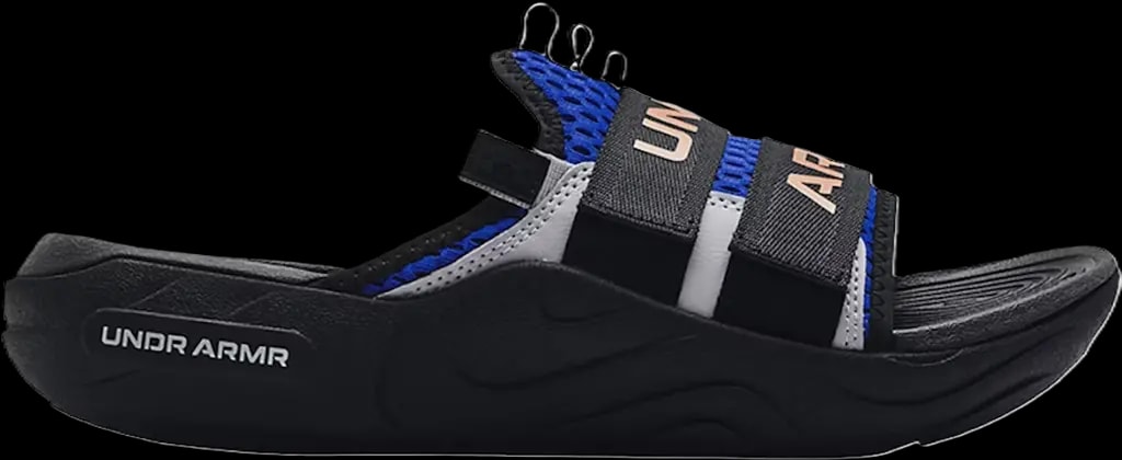 Dép Under Armour Alpha Slide 'Versa Blue Black' 3025051-400 — kich-thuoc: 41 Dép Under Armour Alpha Slide 'Versa Blue Black' 3025051-400 — kich-thuoc: 41