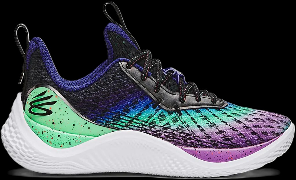 Giày Under Armour Curry Flow 10 GS 'Northern Lights' 3025627-500 — kich-thuoc: 38 Giày Under Armour Curry Flow 10 GS 'Northern Lights' 3025627-500 — kich-thuoc: 38