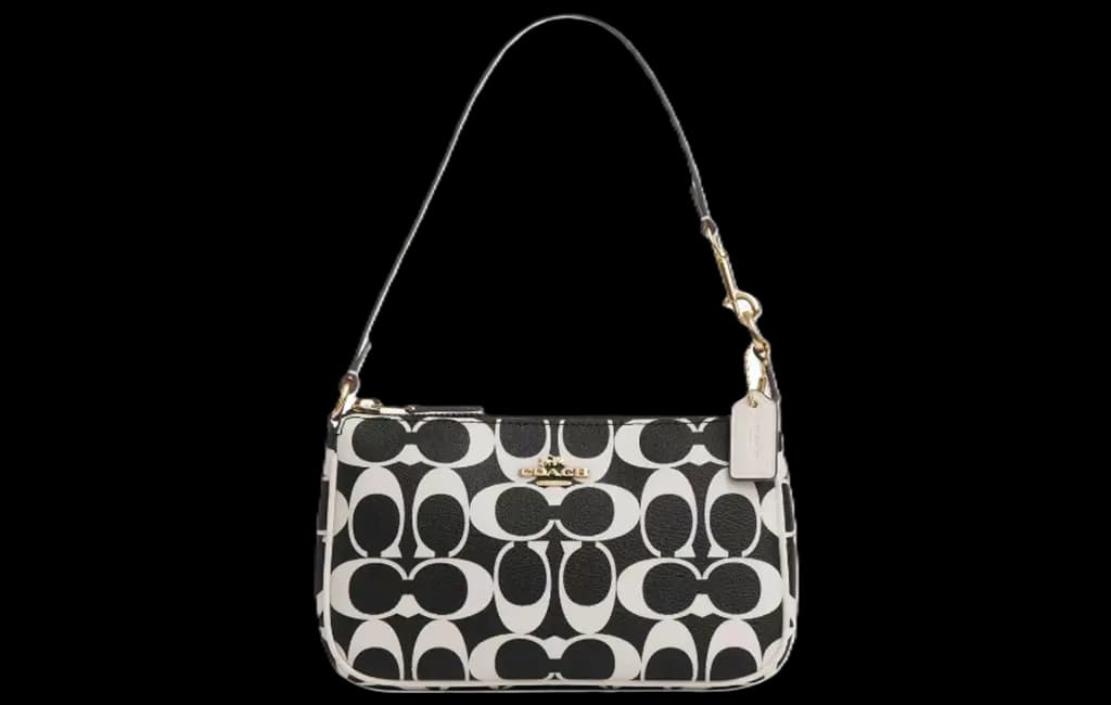 Túi Coach Nolita 19 In Signature Canvas 'Black White' CP250-IMA47 Túi Coach Nolita 19 In Signature Canvas 'Black White' CP250-IMA47