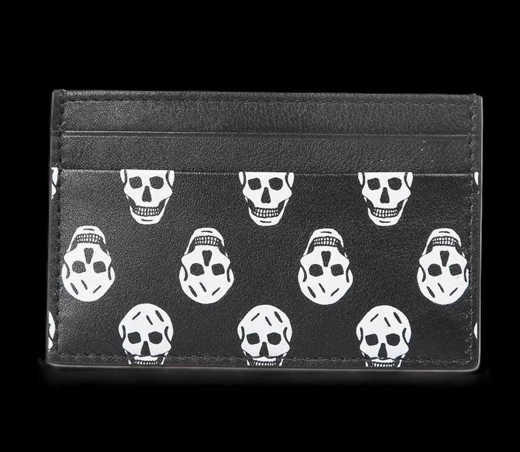 Ví Alexander Mcqueen Skull Card Holder 'Black' 602144-1AAGO-1095 Ví Alexander Mcqueen Skull Card Holder 'Black' 602144-1AAGO-1095