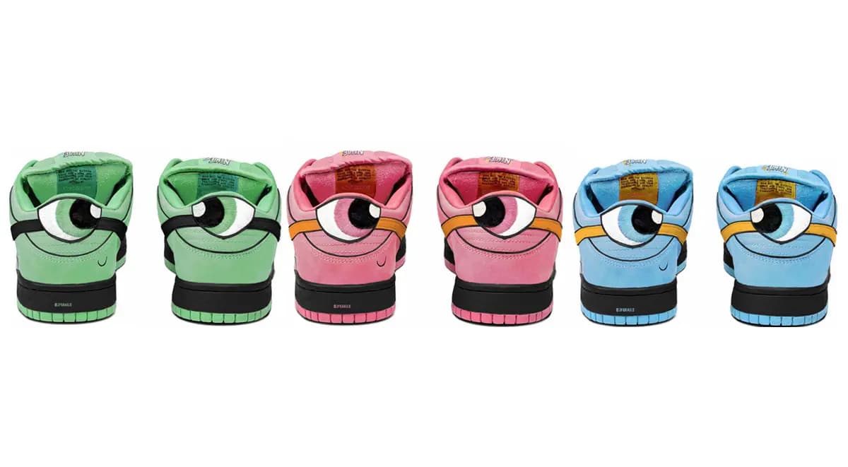 Có gì trong bộ sưu tập Powerpuff Girls' x Nike SB Dunk Có gì trong bộ sưu tập Powerpuff Girls' x Nike SB Dunk