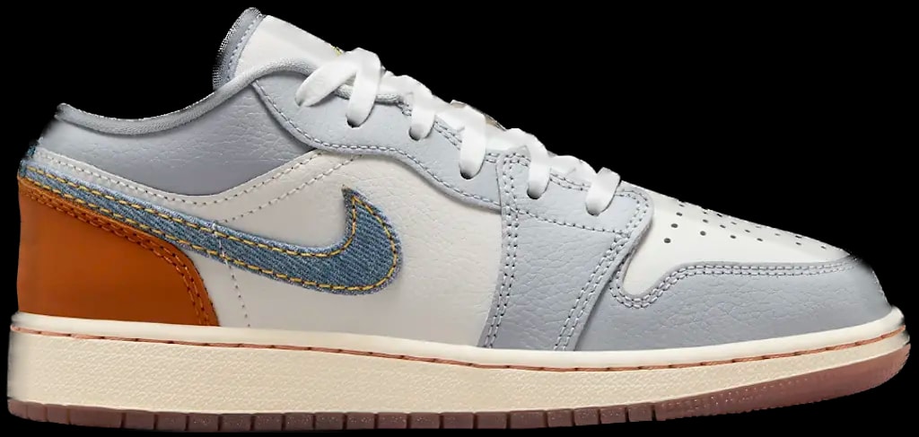 Giày Nike Air Jordan 1 Low GS 'Denim Swoosh' FZ5046-041 — kich-thuoc: 36 Giày Nike Air Jordan 1 Low GS 'Denim Swoosh' FZ5046-041 — kich-thuoc: 36