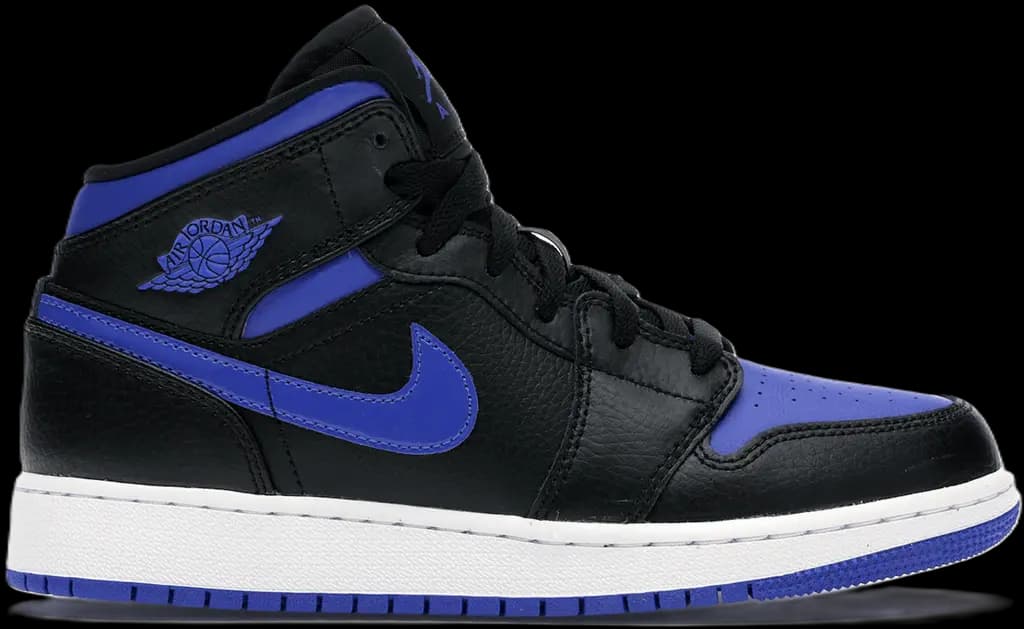 Giày Nike Air Jordan 1 Mid 'Black Royal' 554725-068 Giày Nike Air Jordan 1 Mid 'Black Royal' 554725-068