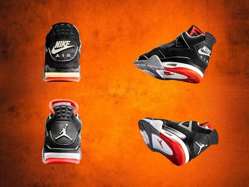 Tất cả các phiên bản của đôi giày huyền thoại Air Jordan 4 "Bred" Tất cả các phiên bản của đôi giày huyền thoại Air Jordan 4 "Bred"