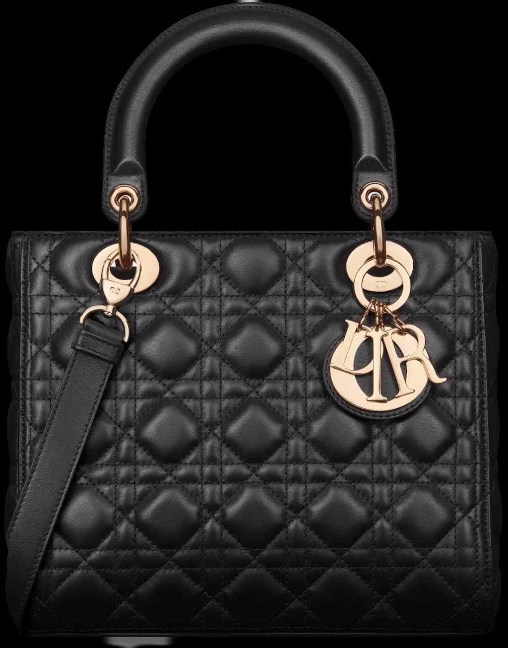 Túi Dior Medium Lady Dior Bag 'Black' M0565ONGE-M900 Túi Dior Medium Lady Dior Bag 'Black' M0565ONGE-M900