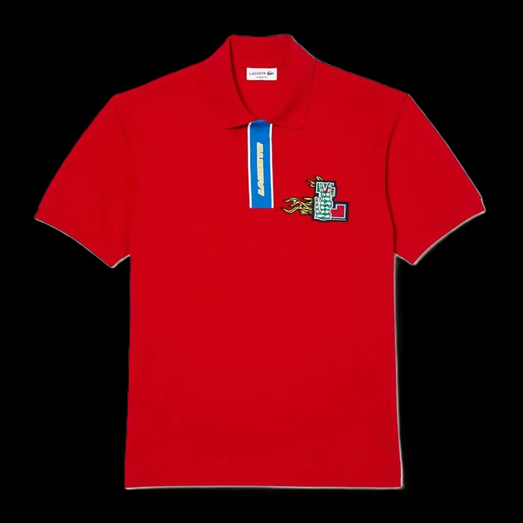 Áo Lacoste Regular Fit Cotton Polo Shirt 'Red' PH1465-240 Áo Lacoste Regular Fit Cotton Polo Shirt 'Red' PH1465-240