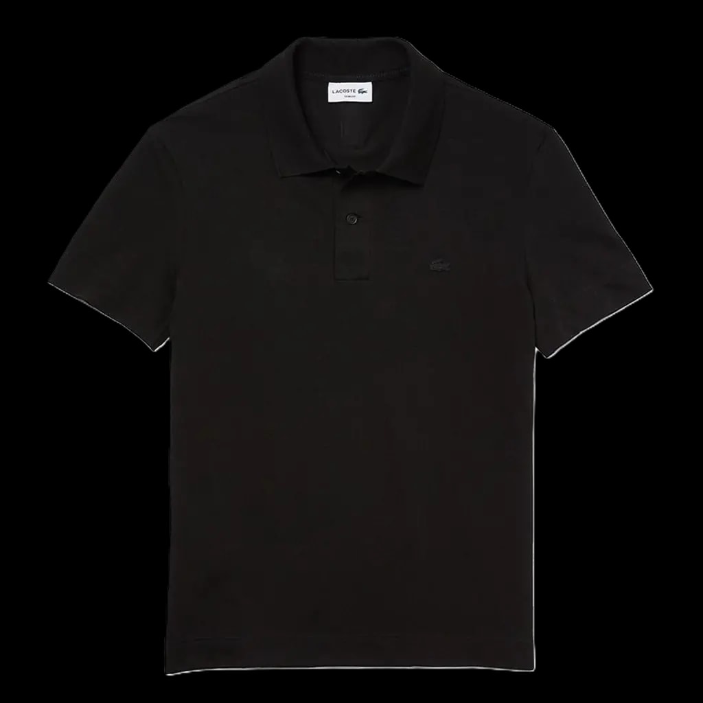 Áo Lacoste Slim Fit Organic Stretch Cotton Piqué 'Black' PH1909-YPW — kich-thuoc: M Áo Lacoste Slim Fit Organic Stretch Cotton Piqué 'Black' PH1909-YPW — kich-thuoc: M