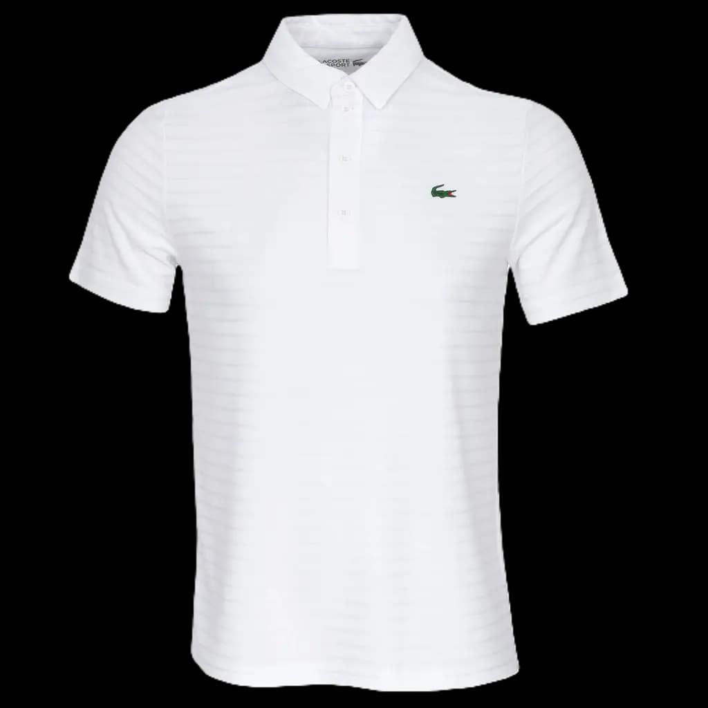 Áo Lacoste Sport Textured Breathable Golf Polo 'White' DH6844-001 Áo Lacoste Sport Textured Breathable Golf Polo 'White' DH6844-001