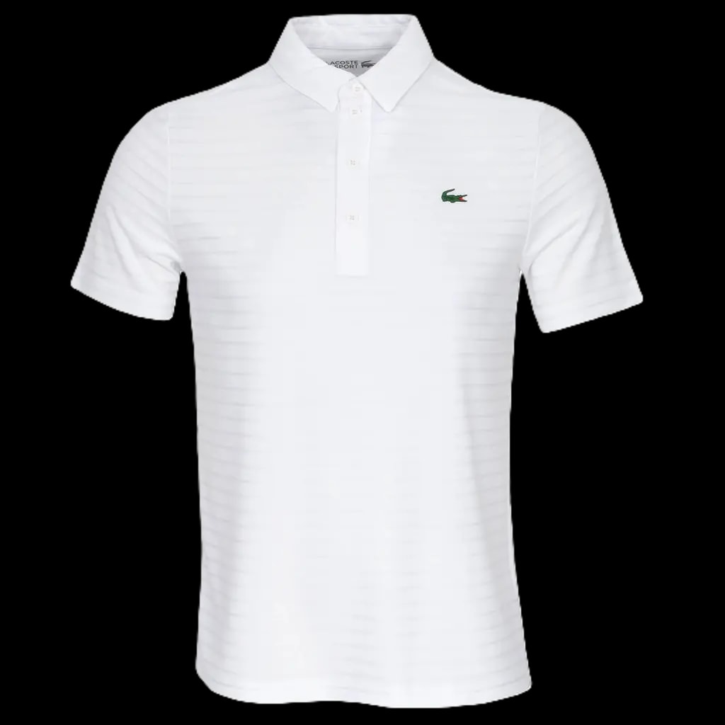 Áo Lacoste Sport Textured Breathable Golf Polo 'White' DH6844-001 — kich-thuoc: M Áo Lacoste Sport Textured Breathable Golf Polo 'White' DH6844-001 — kich-thuoc: M
