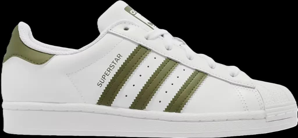 Giày Adidas Superstar 'White Focus Olive' HP5501 Giày Adidas Superstar 'White Focus Olive' HP5501