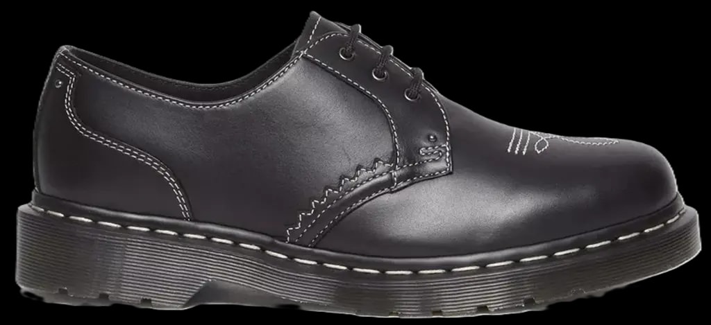 Giày Dr.Martens 1461 Gothic Americana 'Black' 31625001 — kich-thuoc: 38 Giày Dr.Martens 1461 Gothic Americana 'Black' 31625001 — kich-thuoc: 38