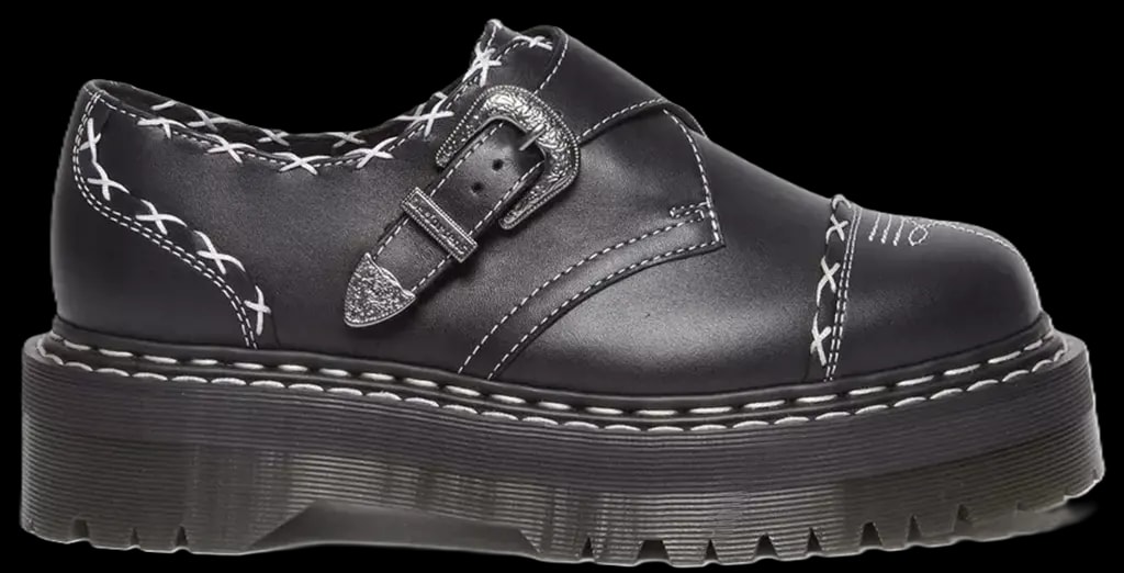 Giày Dr.Martens Monk Gothic Americana 'Black' 34131001 — kich-thuoc: 38 Giày Dr.Martens Monk Gothic Americana 'Black' 34131001 — kich-thuoc: 38