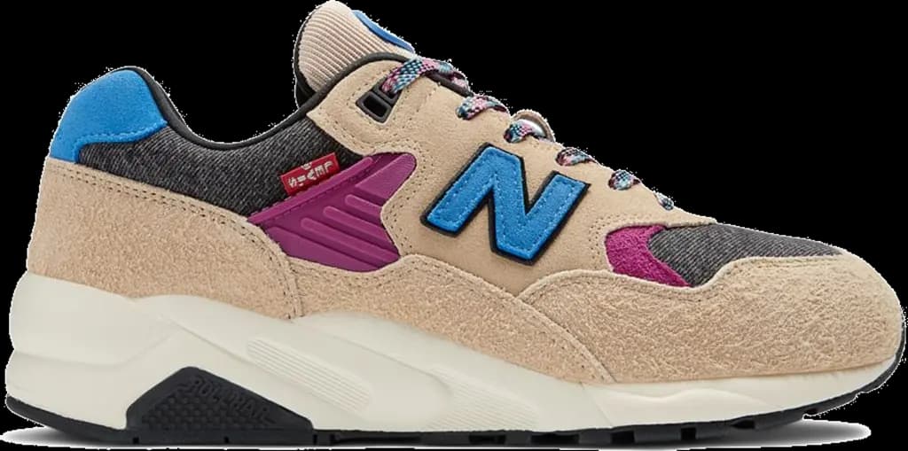 Giày New Balance 580 x Levi’s 'Beige Grey Blue' MT580LE2 Giày New Balance 580 x Levi’s 'Beige Grey Blue' MT580LE2