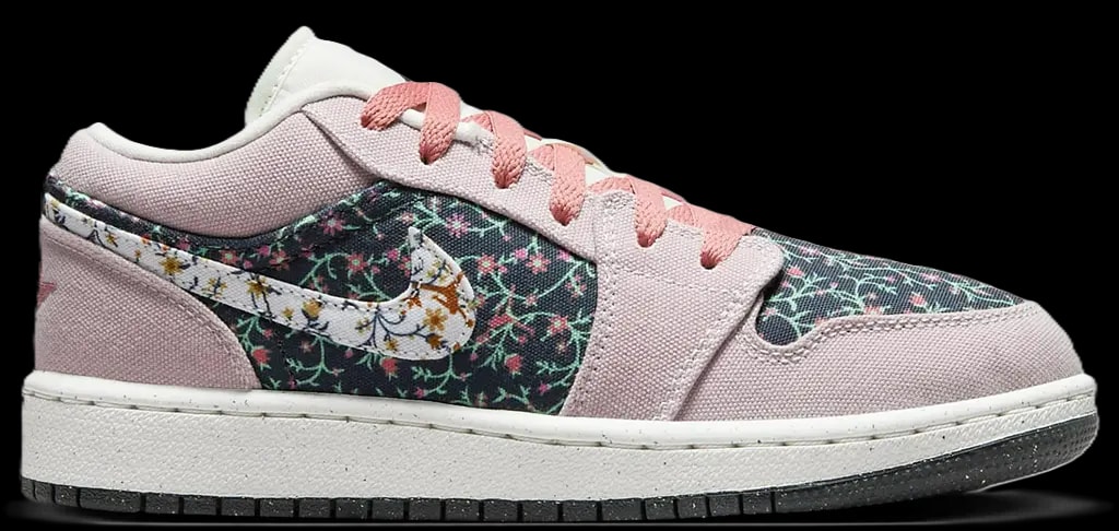 Giày Nike Air Jordan 1 Low GS 'Canvas Floral' FJ3445-001 — kich-thuoc: 36.5 Giày Nike Air Jordan 1 Low GS 'Canvas Floral' FJ3445-001 — kich-thuoc: 36.5