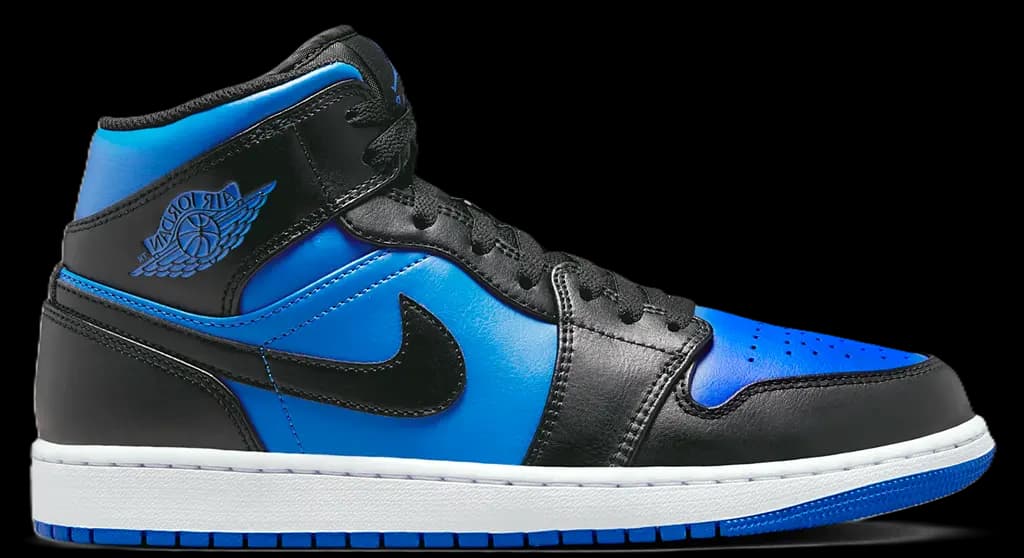 Giày Nike Air Jordan 1 Mid 'Blue Black' DQ8426-042 Giày Nike Air Jordan 1 Mid 'Blue Black' DQ8426-042